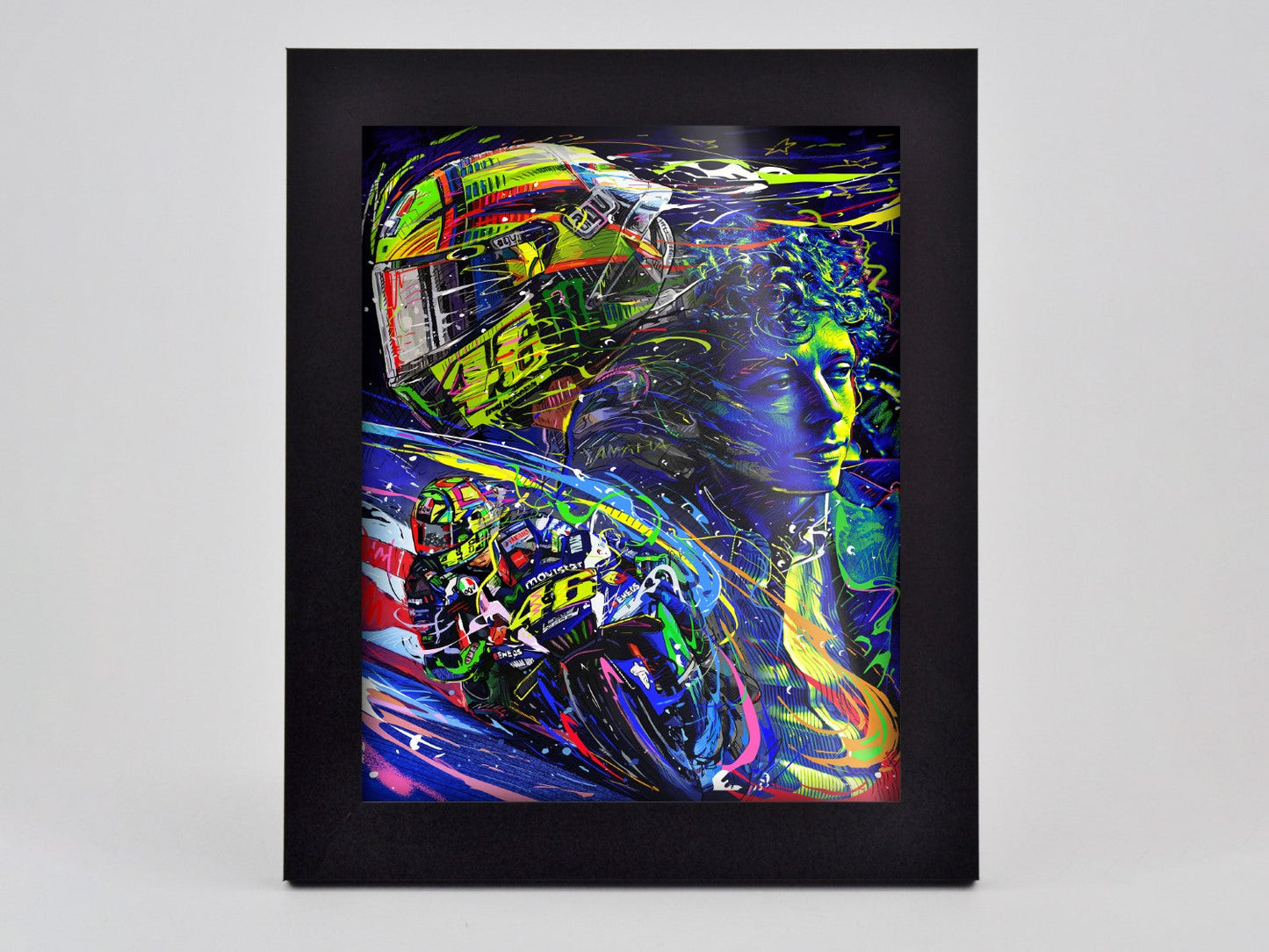 Rossi Blue 46 Framed Print