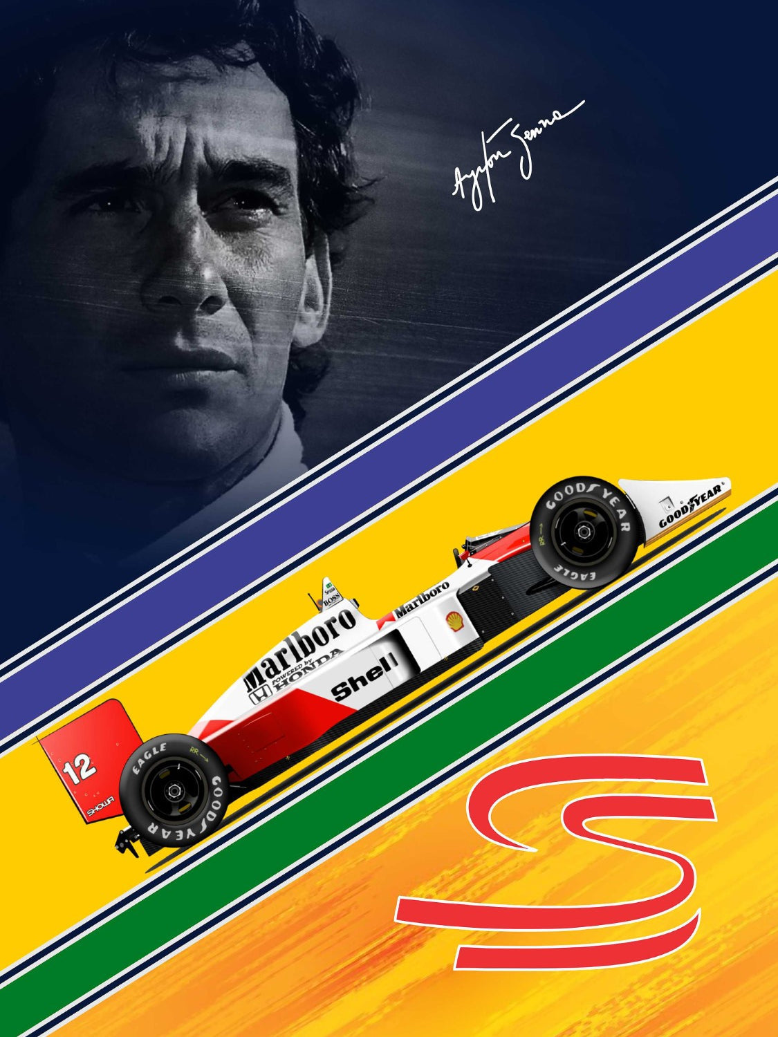 Senna Framed Print