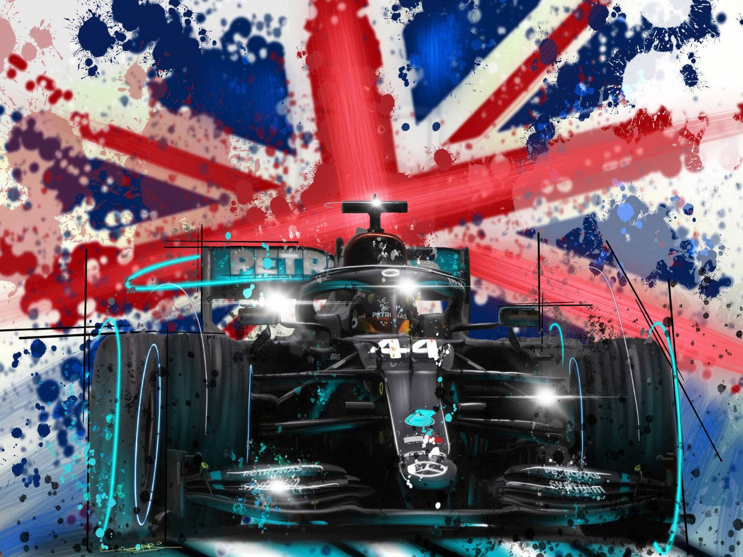 Hamilton 2022 Flag Canvas Print