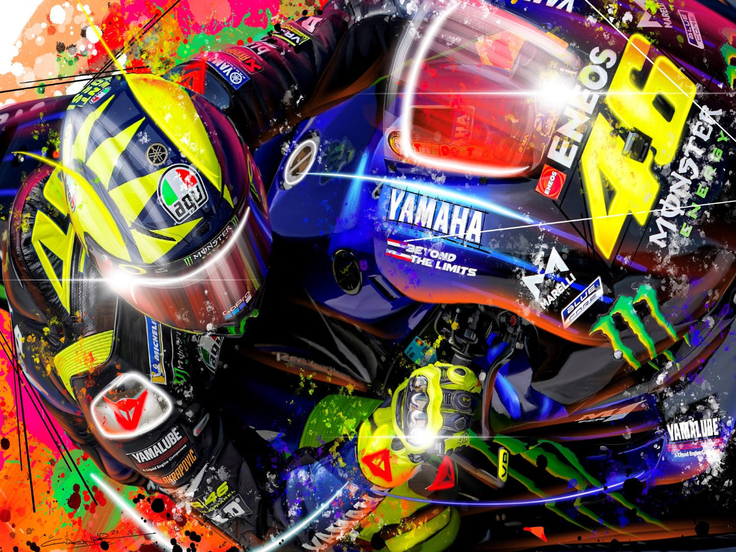 Rossi in Colour 46 Canvas Print