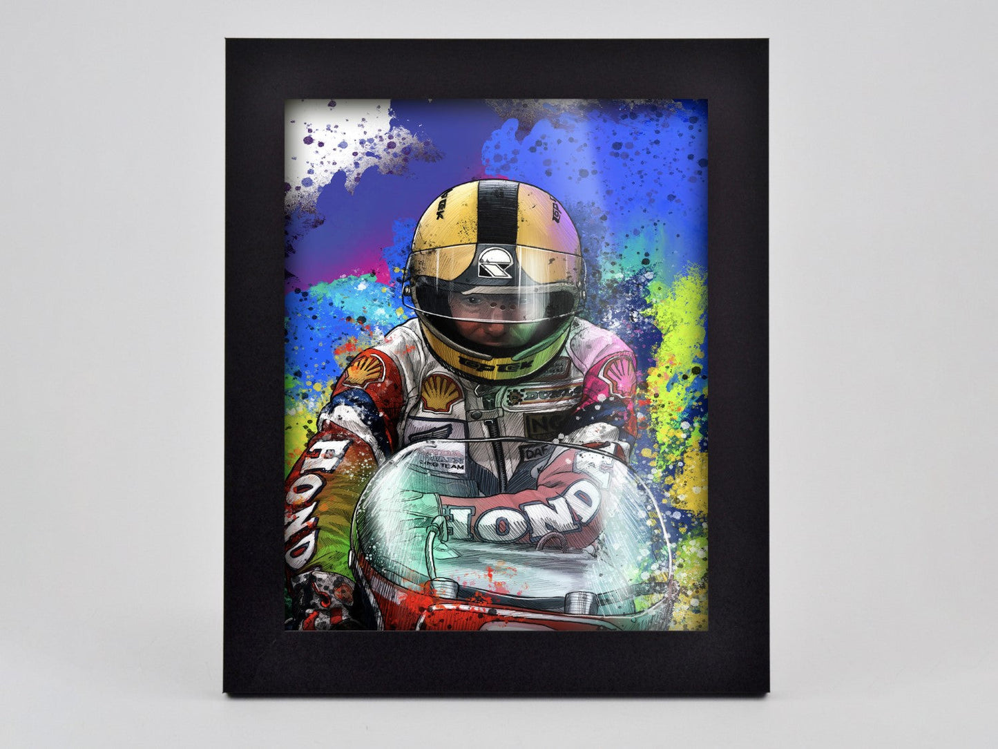 Joey Dunlop Framed Print