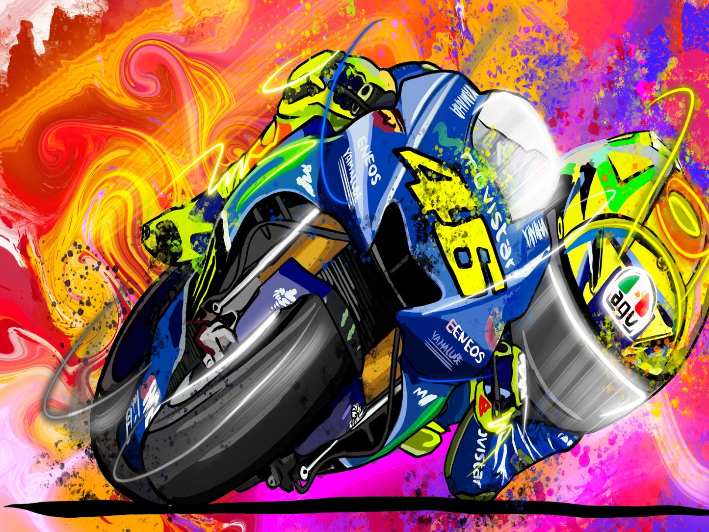 Rossi Low Down 46 Framed Print