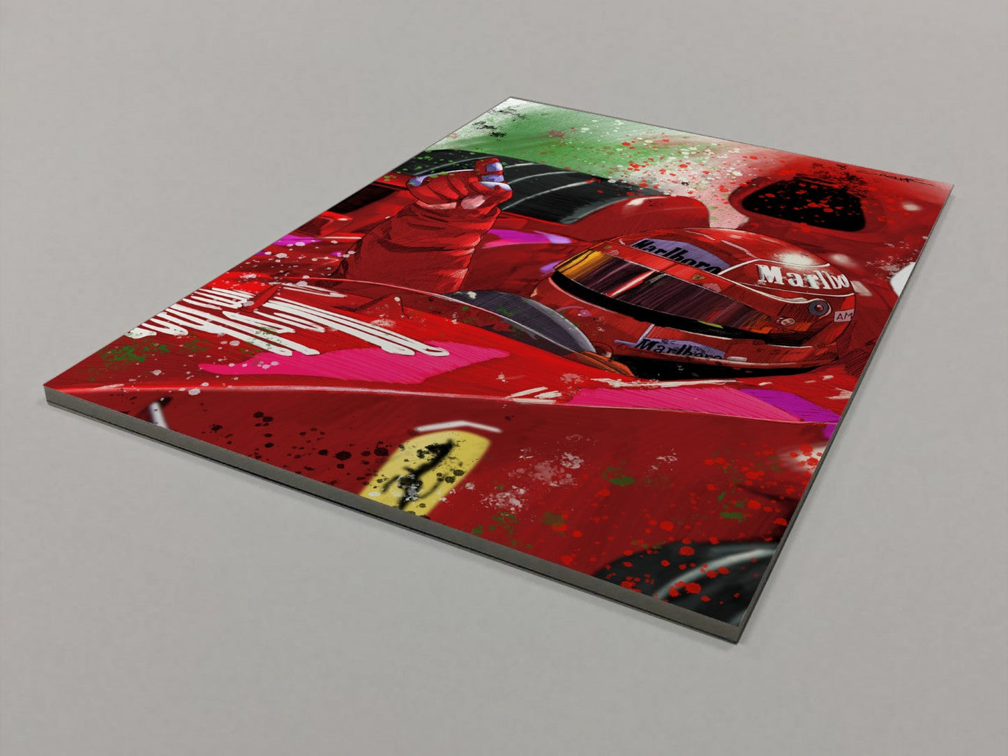 Ferrari Forever Foamex Print