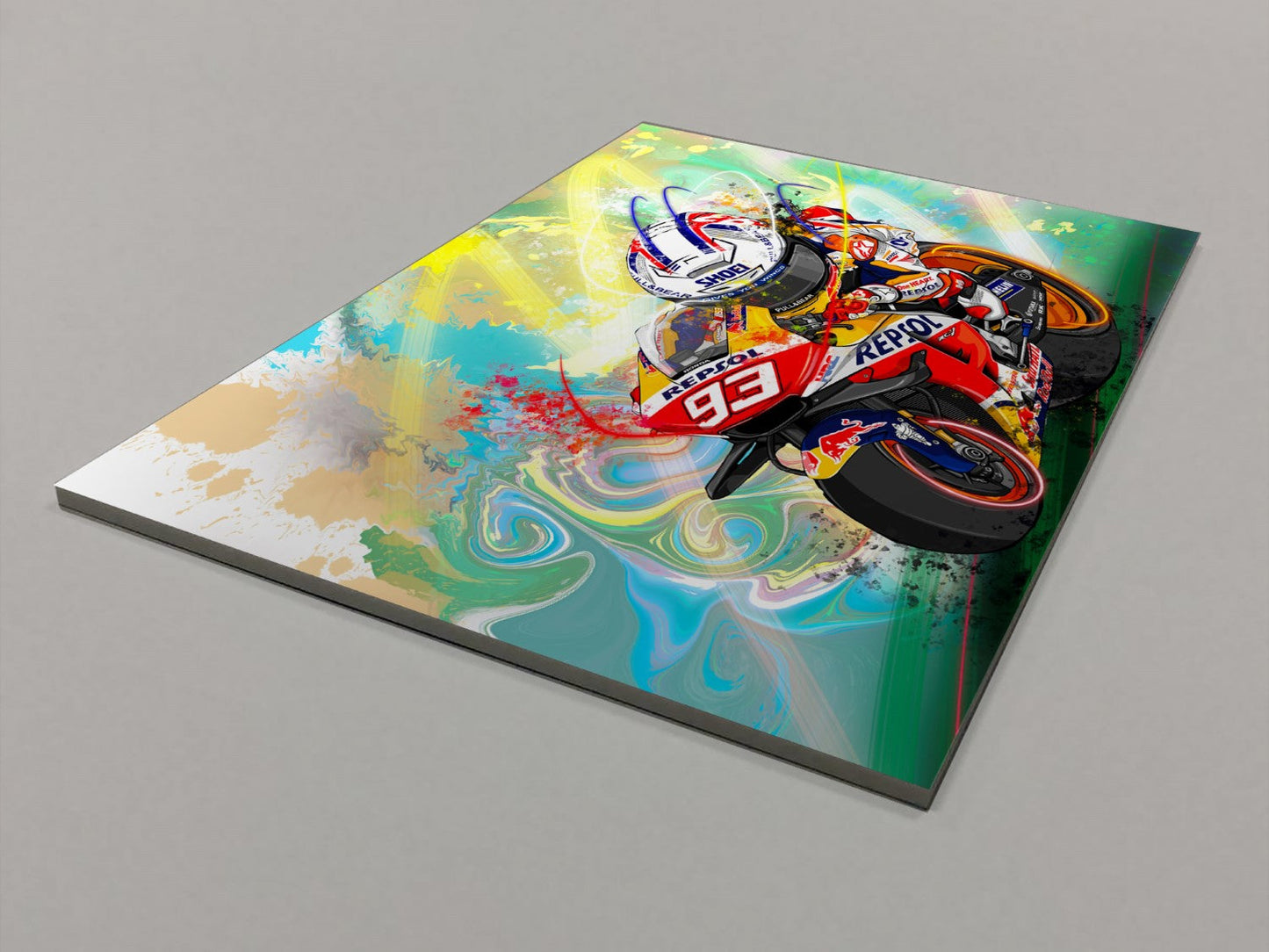 Marquez 93 Foamex Print