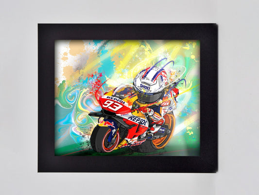 Marquez 93 Framed Print