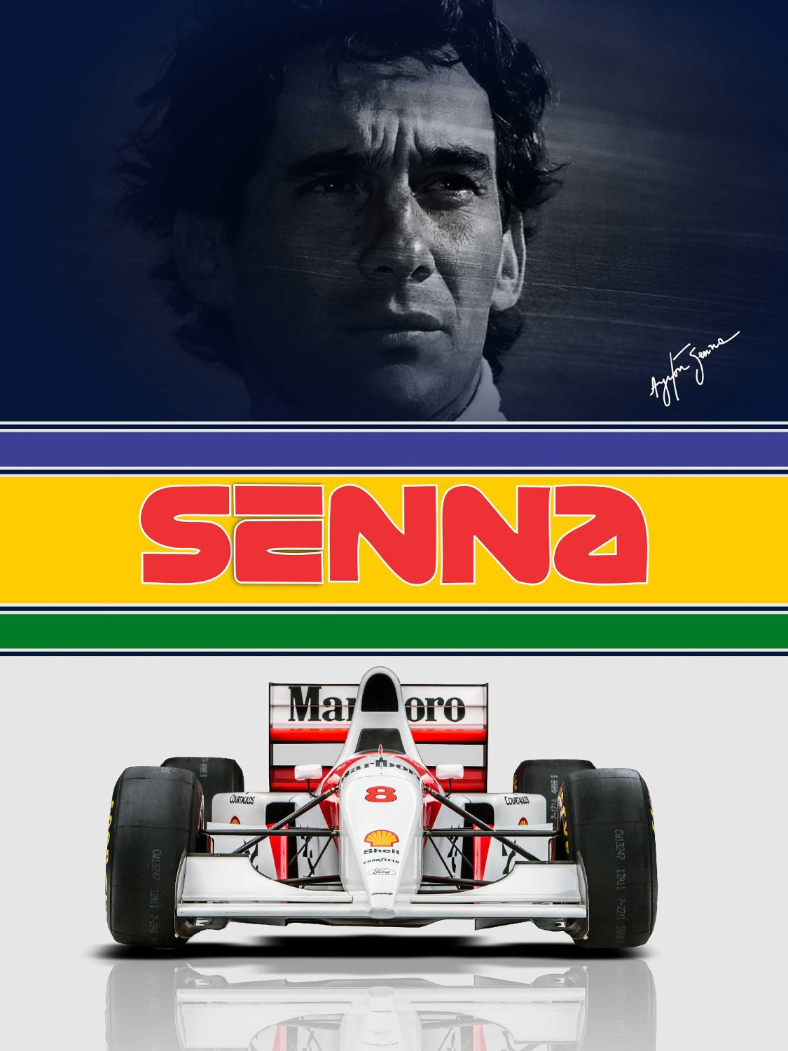 Senna Poster Canvas Print
