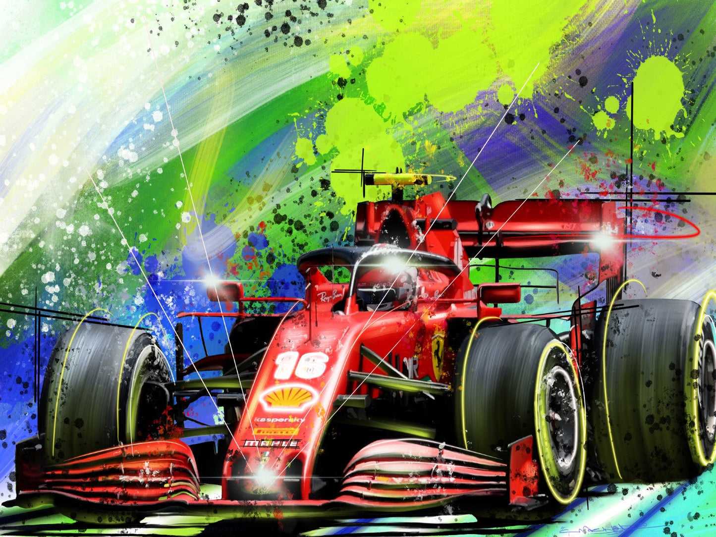 Charles LeClerc Canvas Print