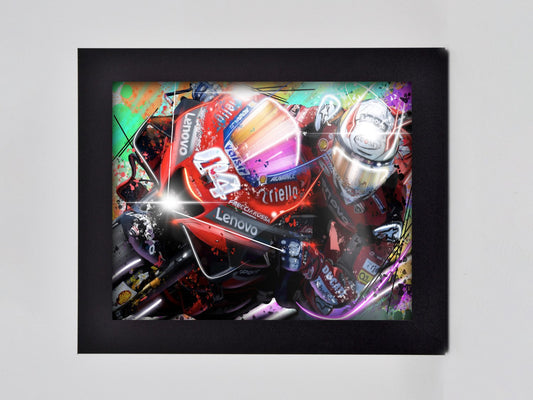 Andrea Dovizioso 04 Framed Print