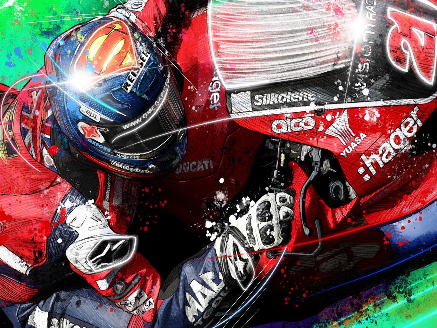 Panigale 21 Canvas Print