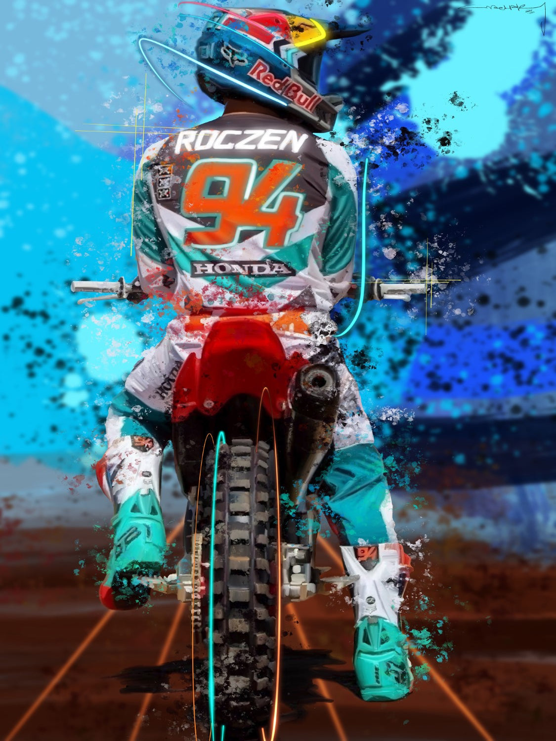 Roczen 94 Canvas Print