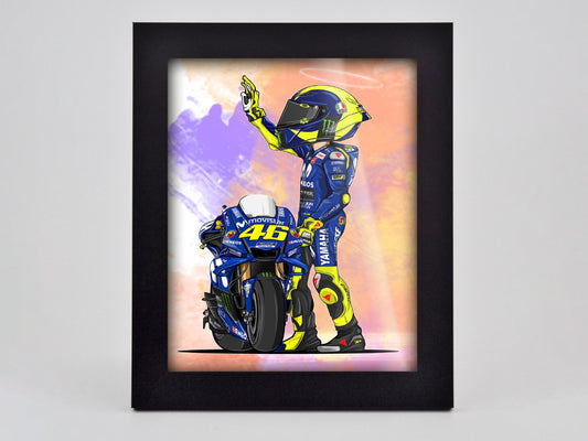 Rossi Cartoon 46 Framed Print