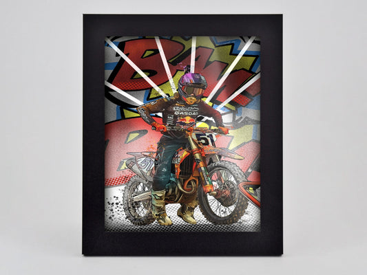 Barcia BAM Framed Print