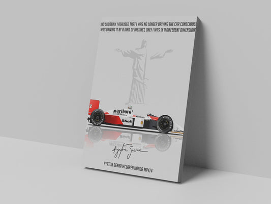 Senna Classic Canvas Print