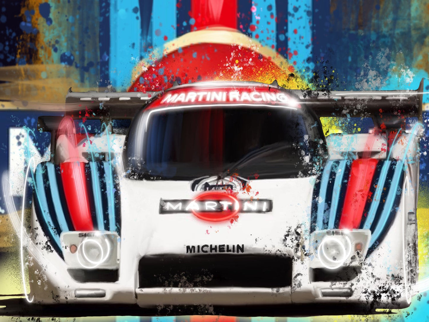 Martini Racing Canvas Print