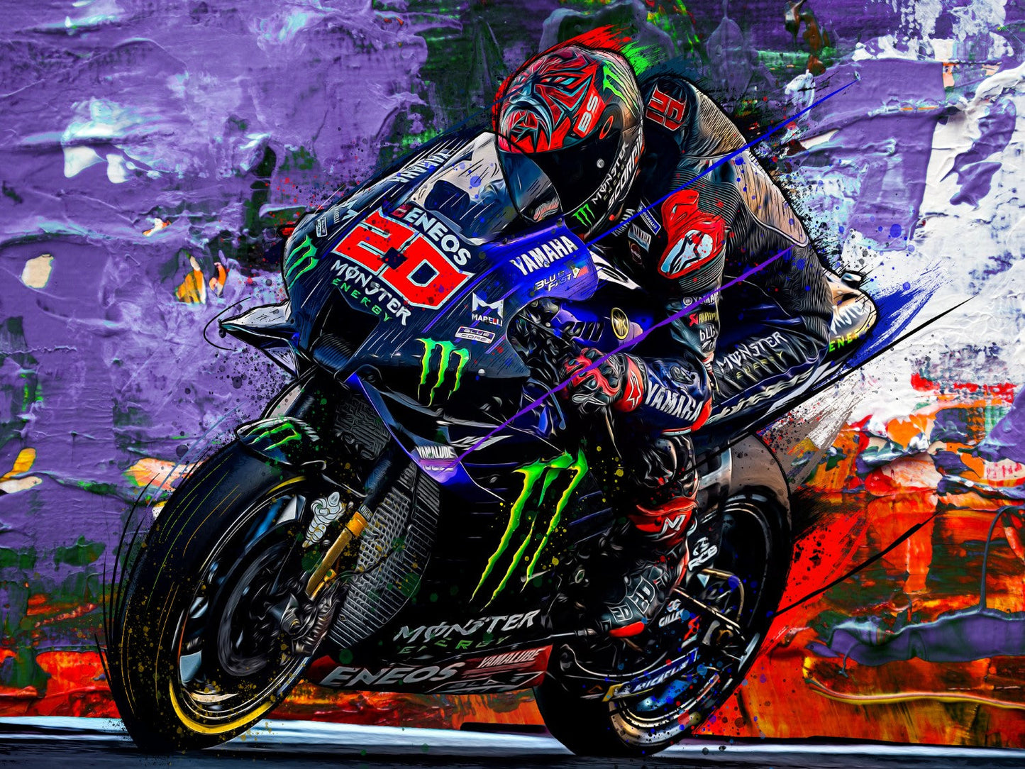 Fabio Quartararo 20 Framed Print
