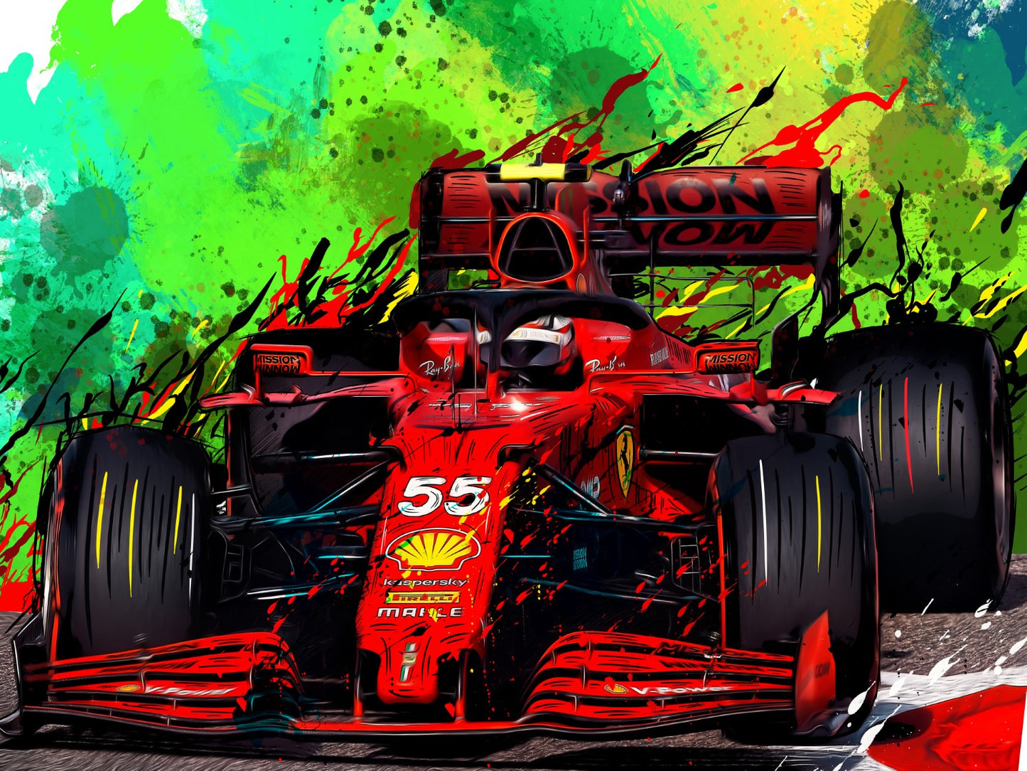 Carlos Sainz Framed Print