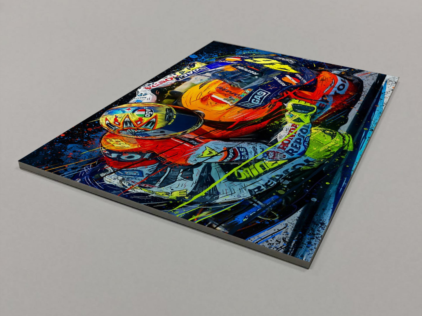 Rossi Orange 46 Foamex Print