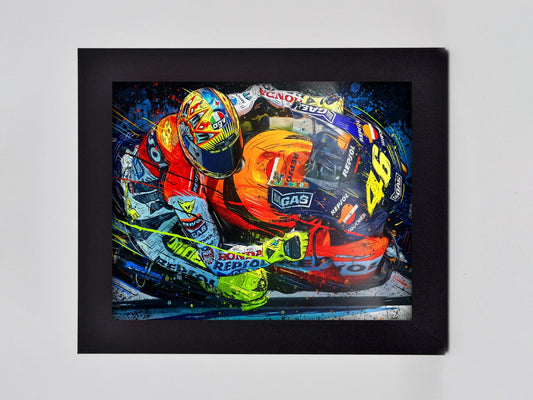 Rossi Orange 46 Framed Print