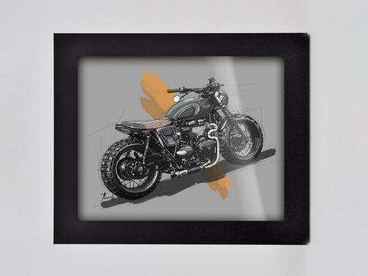 Triumph custom Framed Print