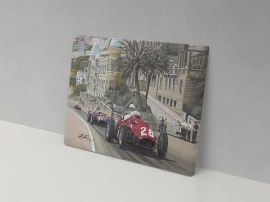 Stirling Moss Maserati Canvas Print