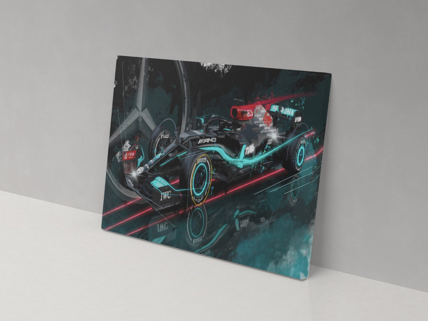Hamilton Retro Canvas Print