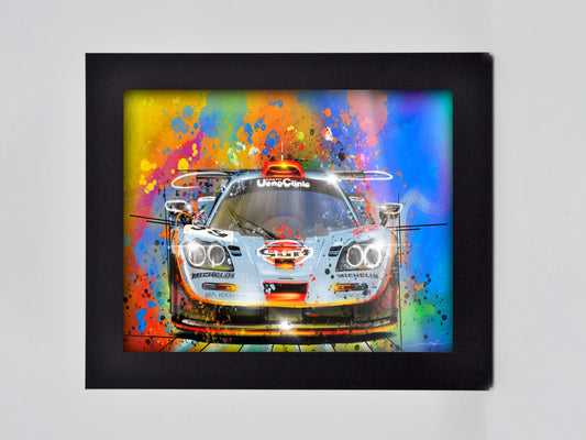 Gulf Racing Framed Print