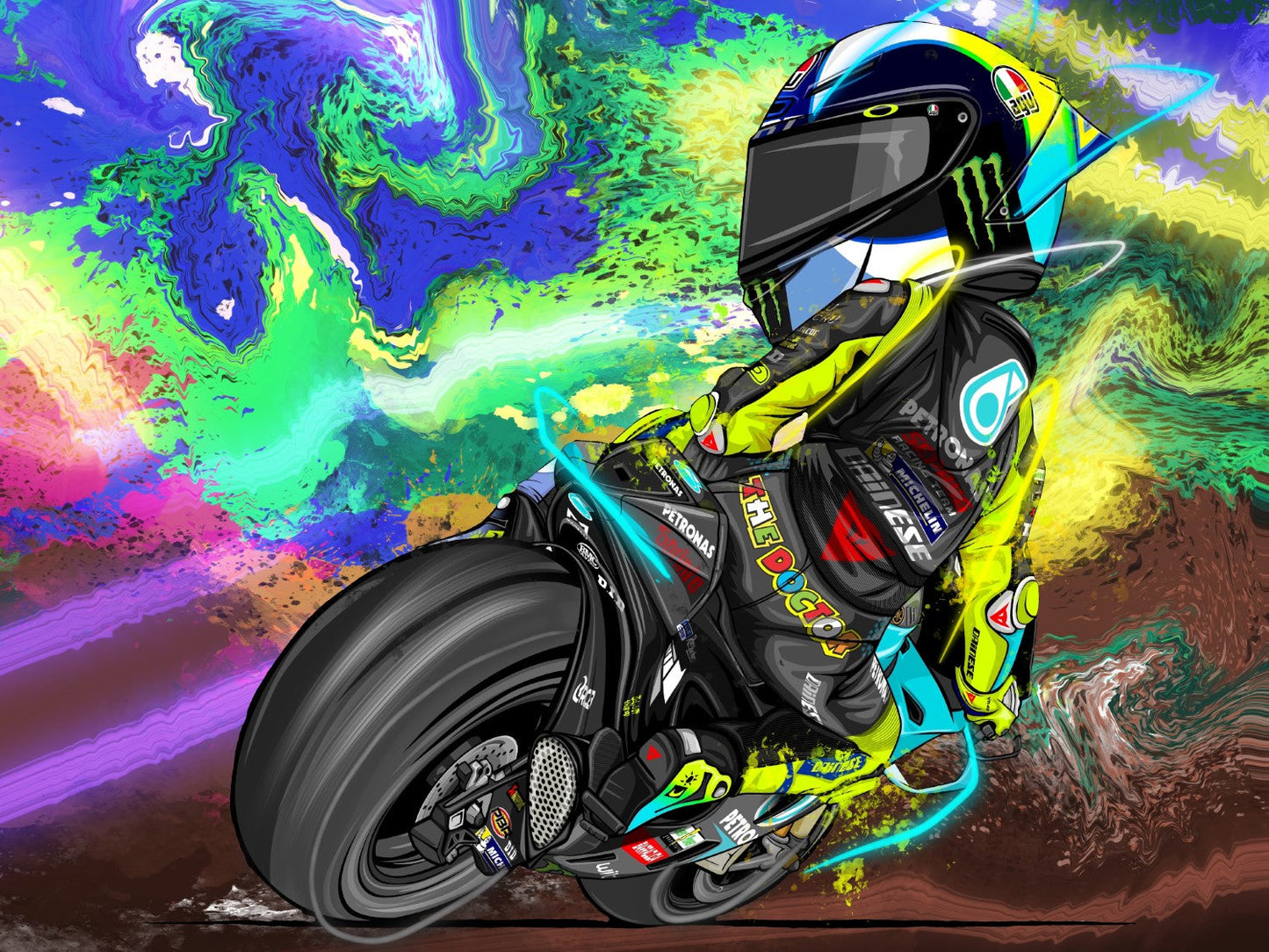 Rossi Swirls Canvas Print