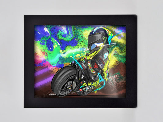 Rossi Swirls Framed Print
