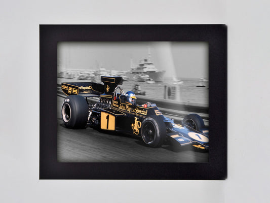 Ronnie Peterson Monaco Framed Print
