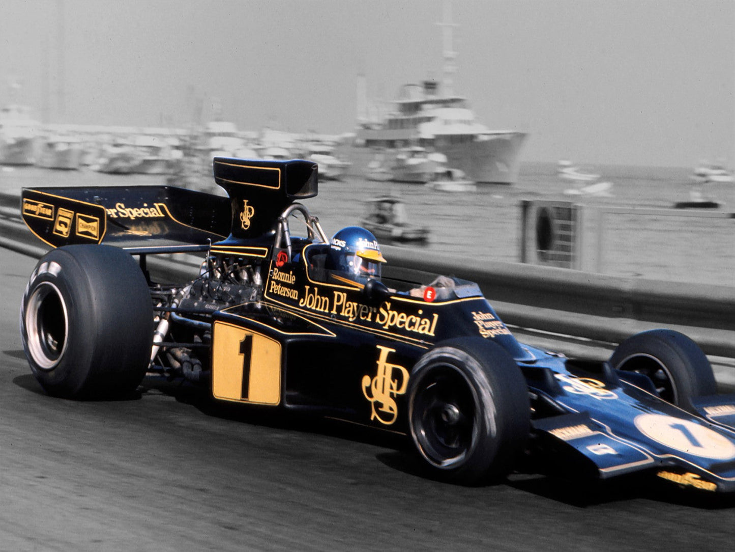 Ronnie Peterson Monaco Framed Print