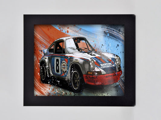 Porsche 911 RSR Framed Print