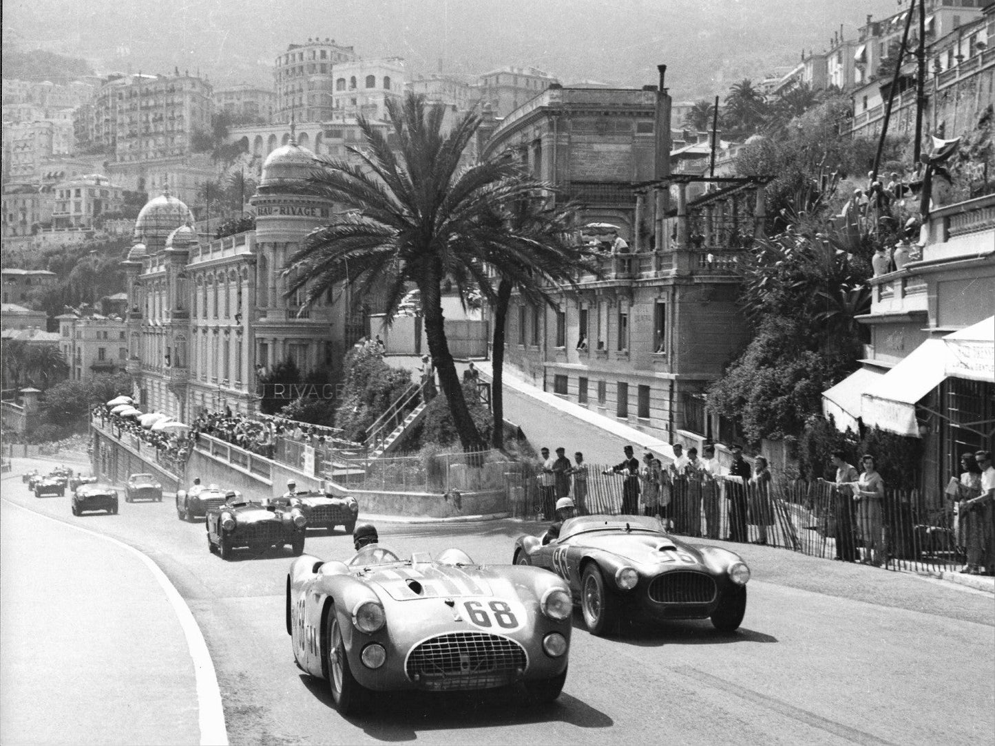 Monaco Grand Prix 1952. Canvas Print