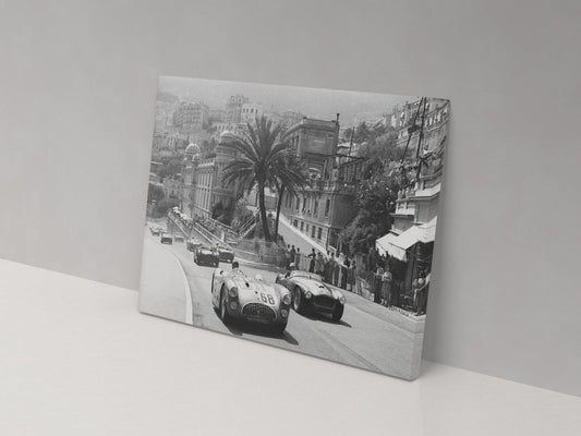 Monaco Grand Prix 1952. Canvas Print