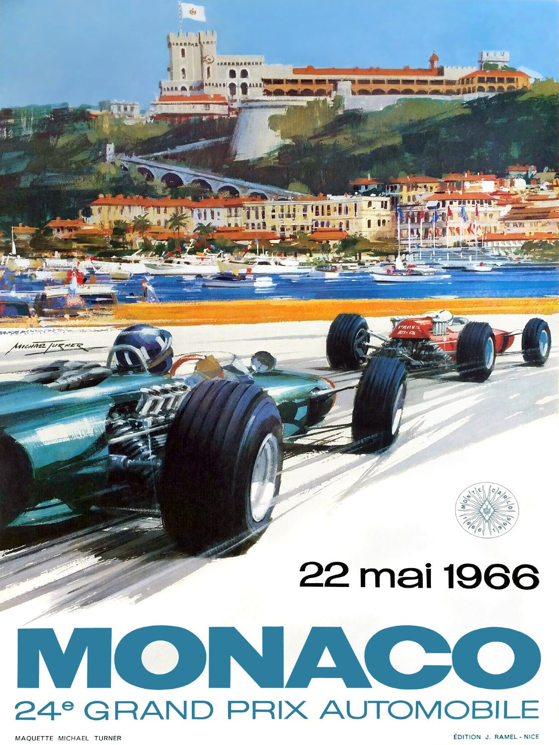 Monaco 1966 Framed Print