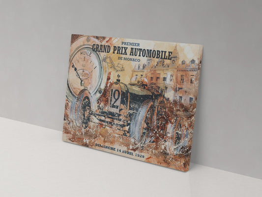 Monaco 1929 Canvas Print