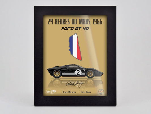 Le Mans 1966 Tribute Framed Print