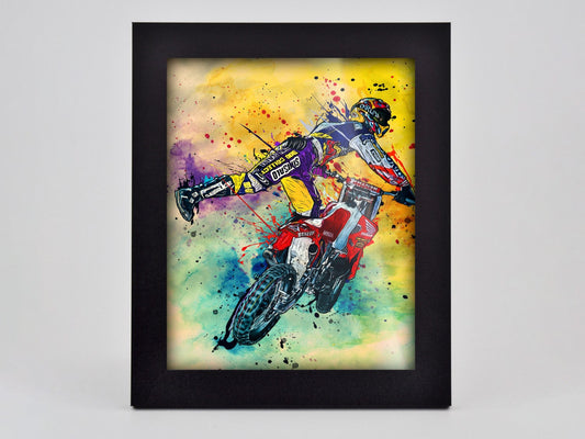 Jeremy McGrath Framed Print