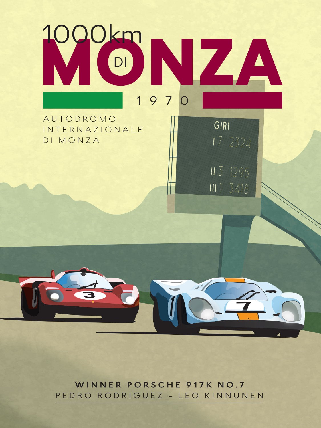 Hugo Monza 1970 Canvas Print