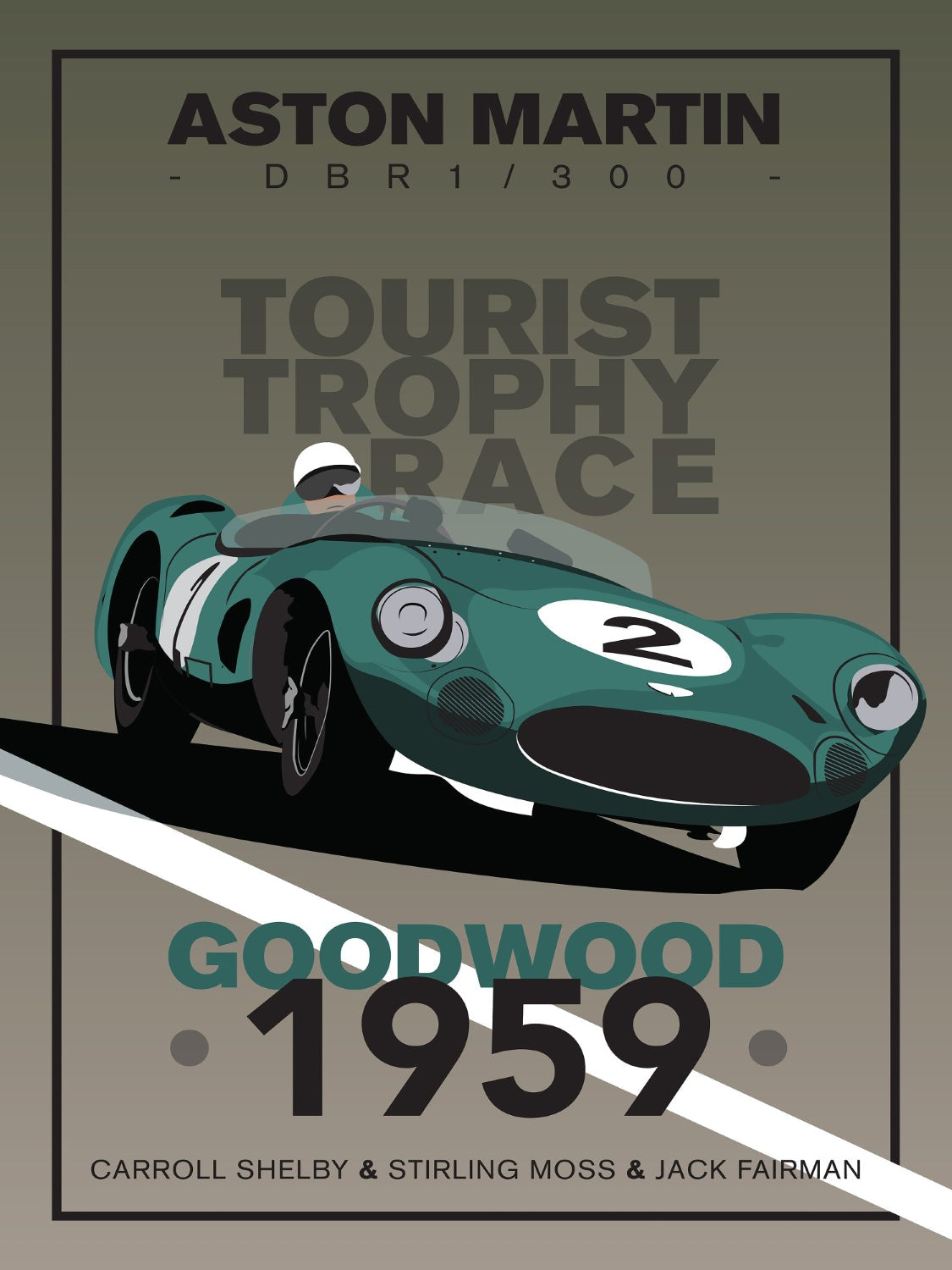 Hugo Moss goodwood Tourist Trophy Canvas Print