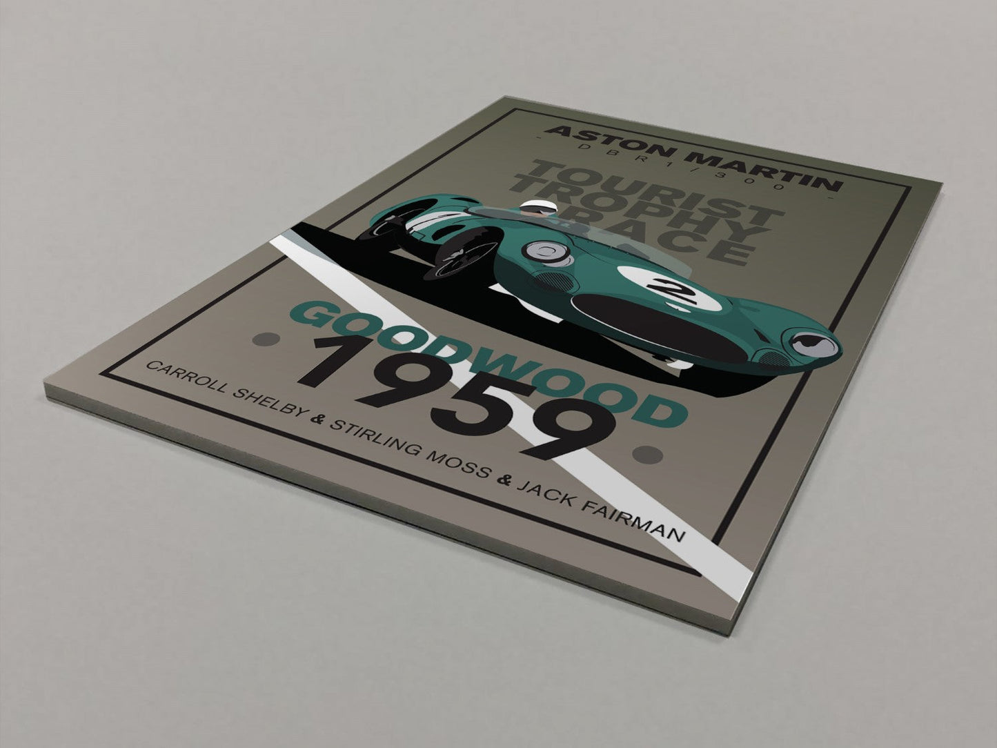 Hugo Moss goodwood Tourist Trophy Foamex Print