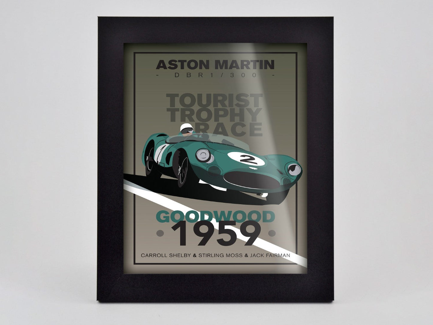 Hugo Moss goodwood Tourist Trophy Framed Print