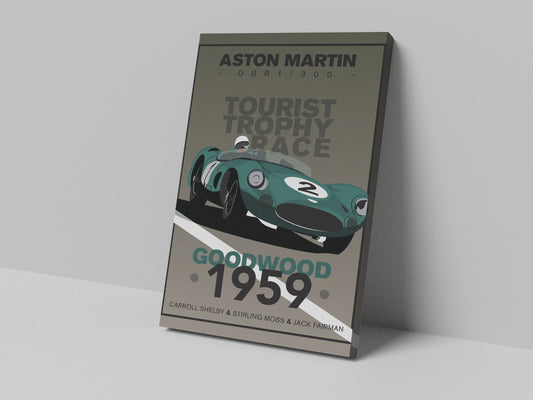 Hugo Moss goodwood Tourist Trophy Canvas Print