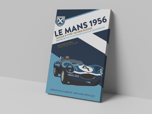 Hugo Ecurie Ecosse 1956 Canvas Print