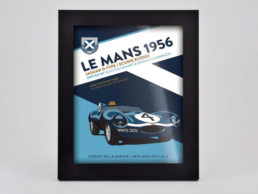 Hugo Ecurie Ecosse 1956 Framed Print