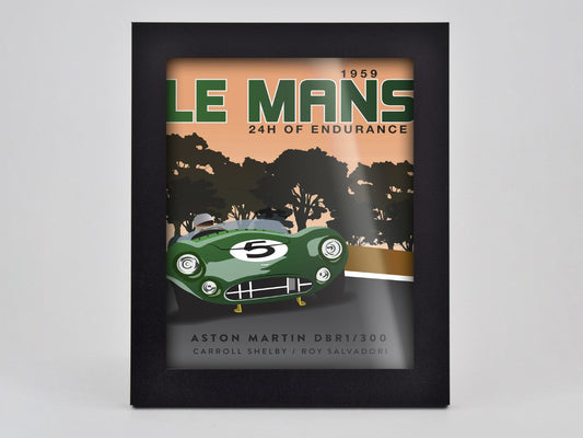 Hugo Le Mans 1959 Framed Print
