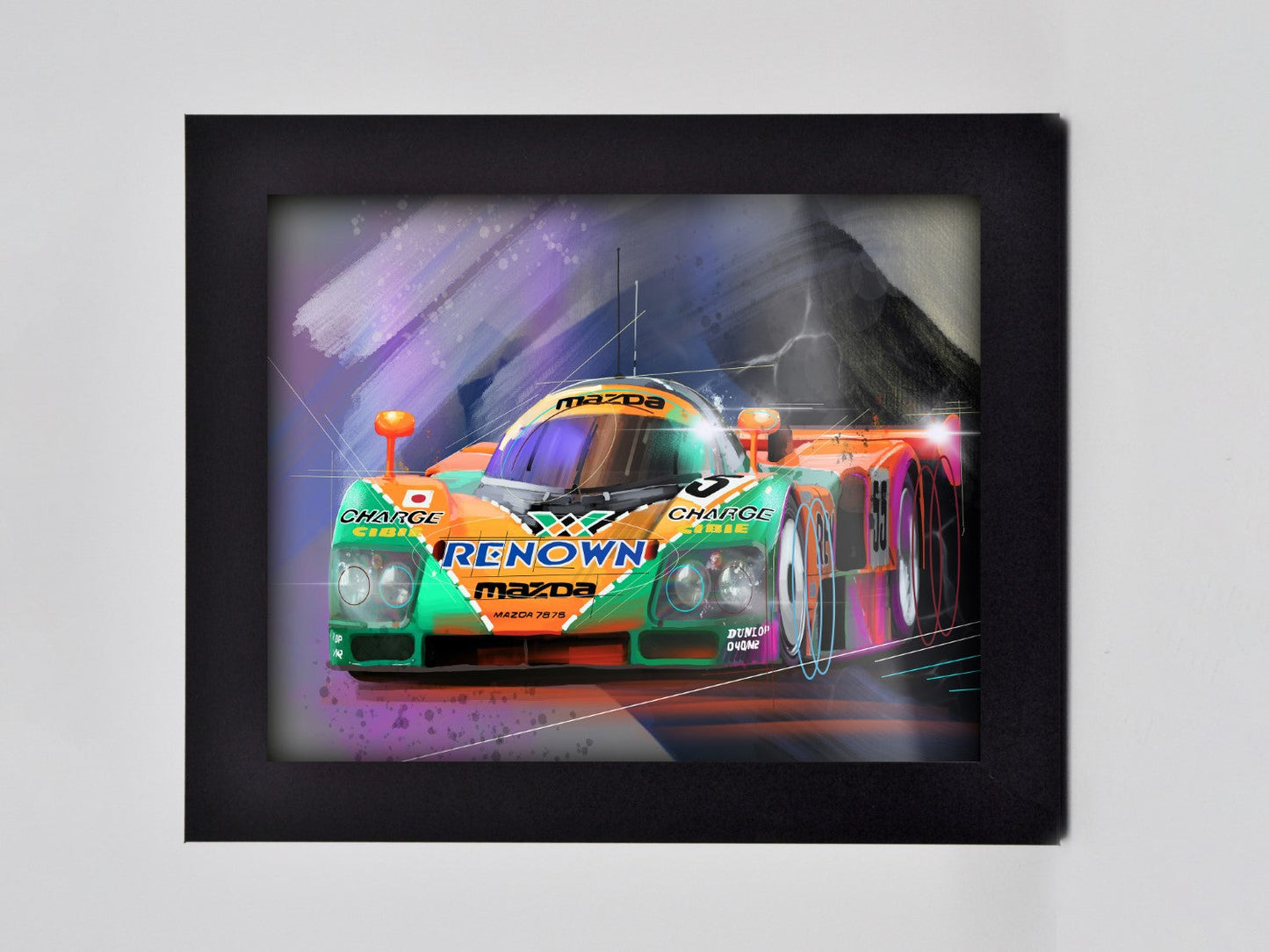Mazda Supercar Framed Print