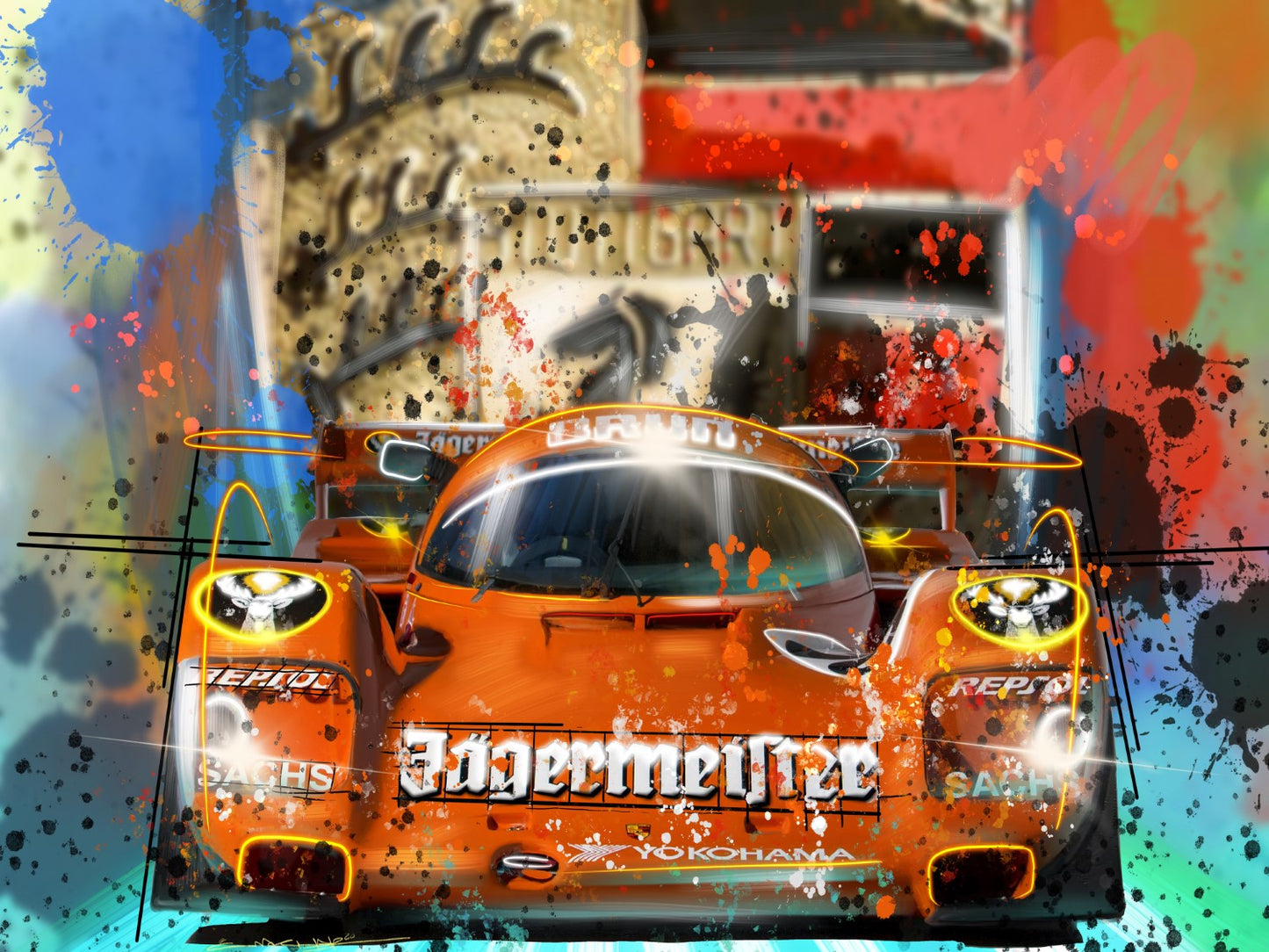 SuperCar Framed Print