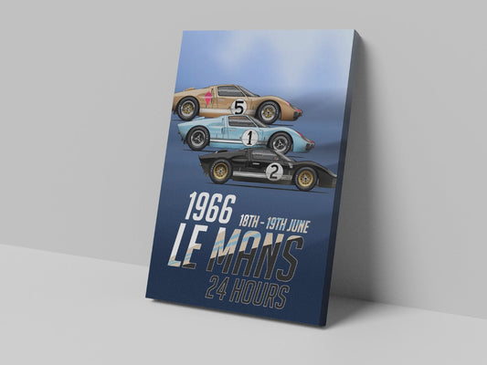Le Mans 1966 Canvas Print