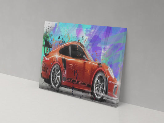 Porsche Red Canvas Print