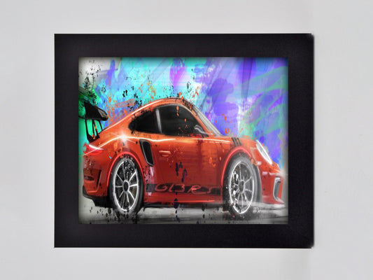 Porsche Red Framed Print